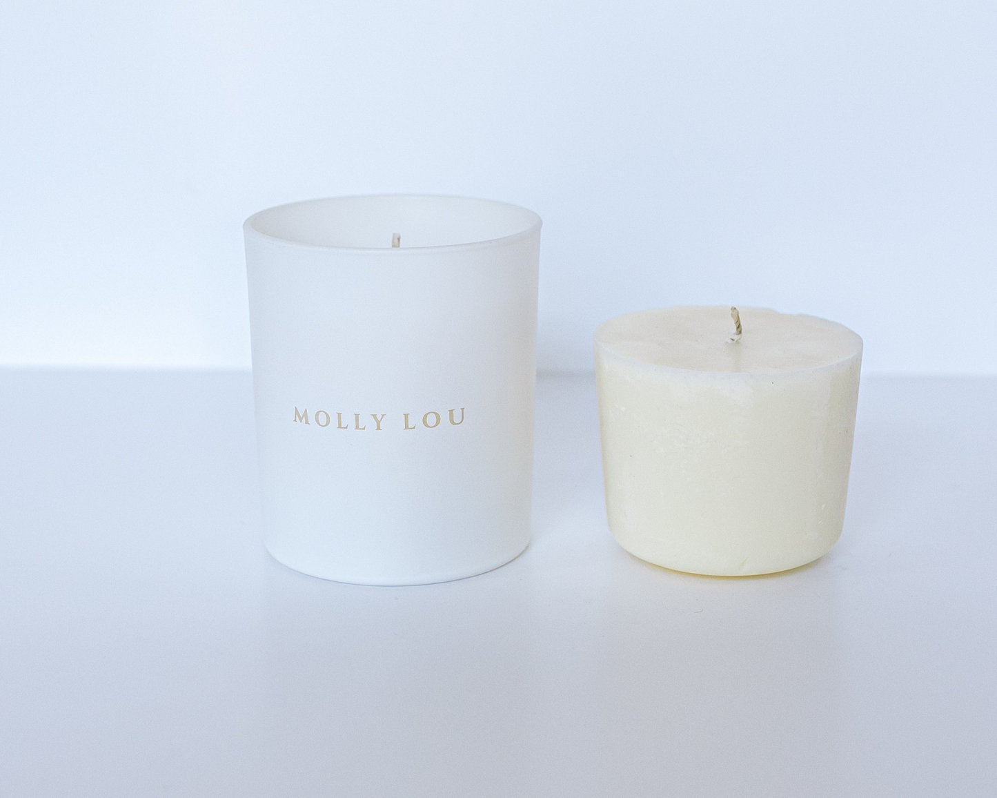 One Wick Candle & Refill